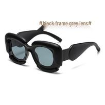 Avant-Garde Color Block Square Sunglasses - Hip Hop Fashion Standard
