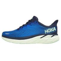 Hoka One One Clifton 8 Men's Road Running Shoes Fabric Slip Resistant Breathable Lightweight Cushioned Low-top Blue 1119393-DBOS 44