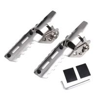 For HONDA Rebel 250 300 500 1100 CMX CMX1100 CMX 1100 Motorcycle Accessories Front Foot Pegs Rests Footrests Clamps Footpegs Pad sidabras
