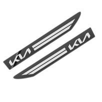 Car Styling 2pcs Side Wing Badge Emblem Fender Sport Car Sticker for Kia Rio Ceed Sportage Cerato Soul Picanto auto Accesspries