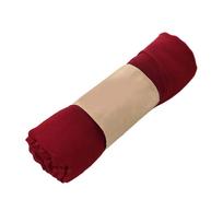 Soft Neck Bandana Beach Scarves Wrap Hijab Shawls Pashmina Scarf vyno raudonos spalvos