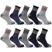 [Arnold Palmer] Anti-Twist Men's Casual Socks Mid-Length 10 Pairs MSP002 Cotton Socks MSP002_10 pairs