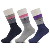 Arnold Palmer Anti-Twist Women's Casual Socks Mid-Length 3 Pairs LSP002 Women's Casual Socks LSP002_Mid-length 3 Pairs (Mixed Colors)