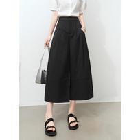Wanbai Women's High-Waist Wide-Leg Ankle Pants 27
