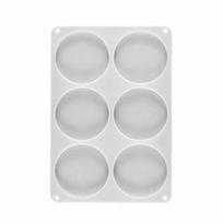 Creative Coasters Silicone Mold Round Geometric Epoxy Resin Mold Handmade Reusable Dripping Glue Handicraft Mold For Beginners (as the picture,S)
