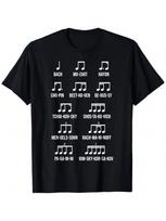 Composer Rhythm Music Gift Bach Mozart Beethoven Chopin T-Shirt S įvairiaspalvis