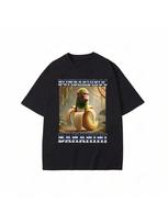 Chimpanzini Bananini T Shirt Funny Italian Brainrot Womes T-Shirts Summer Soft Y2k Streetwears P78 S įvairiaspalvis