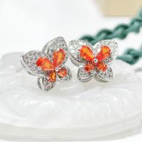 Gessen Jewelry Butterfly Stud Earrings - Luxurious, Versatile Forest-Style Design for Women