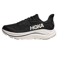 HOKA ONE ONE Clifton 10 Women's Low-Top Running Shoes Black White 1162031-BWHT EU 38.5