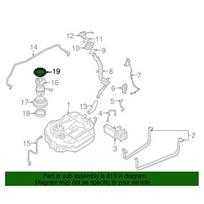 Kuro bako siurblio jungties veržlė Mazda BN8F-42-167 Pakeitimas Tinka Mazda 3 2 6 For RX 8 2003 2014 ABS Baltos spalvos dalis China Mainland