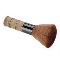 Soft Nylon Fiber Barber Face Duster Wooden Handle Hair Salon Brush Hair Cutting Brush  Salon Use