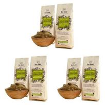 Nat Habit - Šviežia, paruošta naudoti chna pasta, išmirkytas juodoje arbatoje ir žolelėse, 100% natūrali Radžastano chna (Pakuotė 6 x 220g)