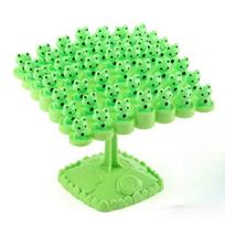 Montessori Math Toys Fun Frog Balance Tree Children Balancing Board Game Parent-child Interaction Tabletop Balance Game Toy Gift žalia