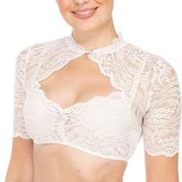 Women's Oktoberfest Lace Patchwork Bust Wrap Top Z28 XXL balta