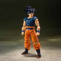 Dragon Ball Shf Anime Son Goku Mo Qi Free Extreme Intent Blue Fight Vest Built in Iron Wire Joint Movable Collection Doll Gift