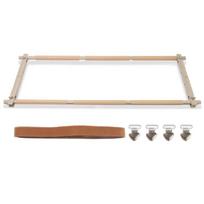 Embroidery Frame Stand, Adjustable Cross Stitches Frame Natural Wood Quilt Frame 1