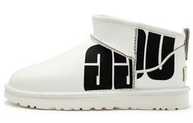 UGG Classic Ultra Mini Broken Logo 'White' Women's 1129270-PDWH 40