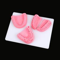 4Pcs Dental Simulation Oral Suture Model Gum Suture Teaching Training Equipment one size