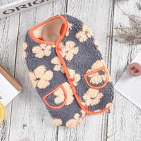 Sunflower Corgi Dachshund Dog Clothes Winter Fleece Lined Vest for Small Medium Dogs Dog Accessories Puppy Clothes (Gray,XS) pilka spalva