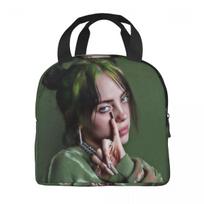 B-Billie-Girl E-eilish American Singer Thermal Insulated Lunch Bags Portable Bento Box Men Women Cooler Thermal Food Box Option 1