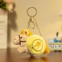 Cute Pony Plush Charm With Magnetic Attachment For Backpack And Bag Decor Style G
