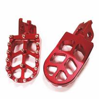 For Honda CRF1000L CRF1100L Africa Twin CRF1100 CRF1000 CRF 1000 1100 L Motorcycle Accessories Footrest Footpegs Foot Pegs Pedal raudona