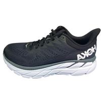 Hoka One One Clifton 7 Men's Low-top Running Shoes Breathable Black 1110534-BWHT 42