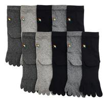 Arnold Palmer Men's Toe Socks Ankle Pile Thick Functional Antibacterial Socks Set of 10 Made in Korea B2 color mix, 10 pairs