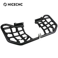 1Pair NICECNC For Yamaha Raptor 700R Nerf Bars 1-3/8  ATV Aluminum Foot Rest Pegs Side Step Bars With Mounting Hardware Kit juoda