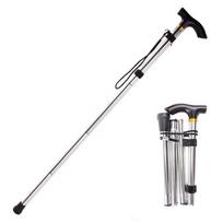 Folding Cross Country Cane Aluminum Walking Sticks Balance Support Outdoor Trekking Poles  Climbing auksas