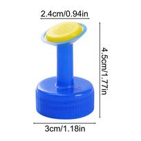 Water Bottle Spout Adapter Universal Screw-On Bottle Cap Spout Adapter for Garden Nursery Balcony Lawn Potted Plants Vegetables mėlyna