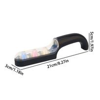 Chef Cutter Sharpener 3 Stage Anti-Slip Handle Grinding Stone Cutter Sharpening System for Kitchen Saw Rolling Scissor Razor L juoda
