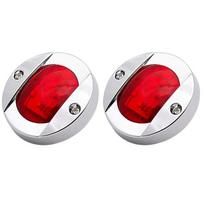 2Pcs Red Green LED Boat Navigation Light 12V IP68 Waterproof Sailing Signal Lamp Marine Yacht Warning Lights