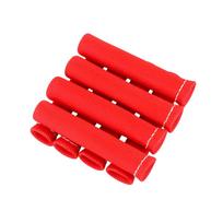 8pcs/SET Spark Wire Heat Shield Sleeve 2500° Spark Boot Protector Wrap 6.3Inch 160MM Spark Boots Black, Red raudona