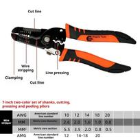 Multi Functional Wire Stripping Pliers For Electricians Specialized Wire Stripping Tools Stainless Steel Wire Breaking Pliers C