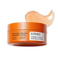 5 PDRN Collagen Revitalizing Hydrogel Eye Patches Improve Fine Lines Skin Firmness Anti-Wrinkle Eye Mask 60 Count oranžinė