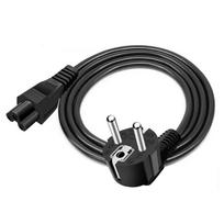 Nešiojamojo kompiuterio adapterio laidas 1.5M 3M EU įkroviklio kabelis IEC C5 kištukas į C6 lizdą prailginimo laidas Dell Lenovo Asus nešiojamajam kompiuteriui TV maitinimo šaltinis 150cm juoda