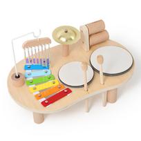 Mediniai Montessori žaislai kūdikiams Muzikos palapinės modelis Nuimamas rinkinys Mobilus būgnas Vaikų dėlionė Mokomieji žaislai Naujagimio gimtadienio dovana