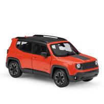 WELLY 1/24 Jeep Renegade Trailhawk SUV Alloy Car Model Diecast Metal Off-road Vehicles Car Model Simulation Collection Kids Gift oranžinė