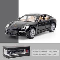 1/24 Porsche Panamera Metal Die-cast Sports Car Model Simulation Sound and Light Sedan Model Can Collect Ornaments for Boys Birthday Gifts juoda