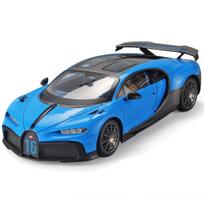 1/18 Bugatti Chiron Supercar Alloy Model Car Toy Diecasts Metal Casting Sound and Light Car Toys for Children Vehicle mėlyna