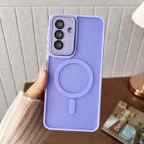 Luxury Matte Magnetic Case For Samsung Galaxy A56 A55 A36 A35 A26 A16 A15 A06 A05 S25 S24 S23 Ultra Plus Wireless Charge Cover For Galaxy S22
