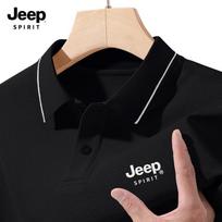JEEP SPIRIT Men's 2025 Summer Business Casual Polo Shirt XL