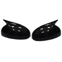 For Skoda Fabia 2008 2009 2010 2011 2012 2013 2014 Car Rearview Side Mirror Cover Wing Cap Door Exterior Housing Shell Trim Gloss Black