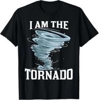 Aš esu Tornado Audros Sūkurio Meteorologo Vaikų Juokingi Marškinėliai 100