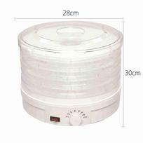 Electric Food Dehydrator Machine 5 Tray Tier Fruit Dryer Beef Jerky Herbs Dryer with   Thermostat