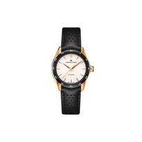 Hamilton Jazzmaster Automatic Mechanical Movement Casual Trend Mens Watch 40mm White Dial Stainless Steel PVD Coated Case Leather Strap H36225770 Regular Watch Box,White Dial H36225770
