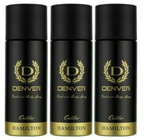 Denver Caliber Hamilton Deodorant Body Spray Pack Of 3 165ml Each 3?B0731FM36L