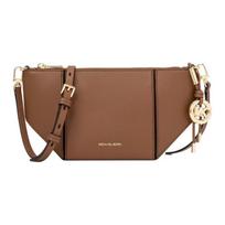 MICHAEL KORS Jordi top zipper detachable and adjustable shoulder strap cowhide crossbody bag small women's brown ruda