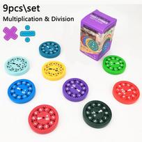 Math Fidget Spinners Kids Toys Preschool Arithmetic Education Addition Subtraction Multiplication Division Abacus Montessori Toy